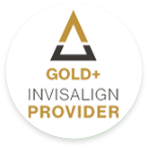 Gold Plus Invisalign Provider badge